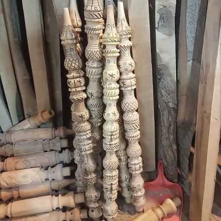 طرح خراطی روی چوب | فروش انواع صنایع دستی چوبی
